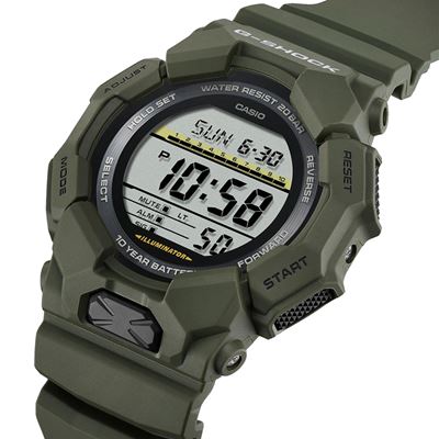 Męski zegarek sportowy GD-010-3 GREEN
