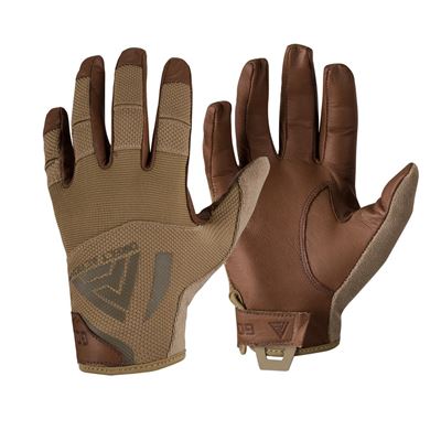 Rękawice skórzane HARD GLOVES COYOTE