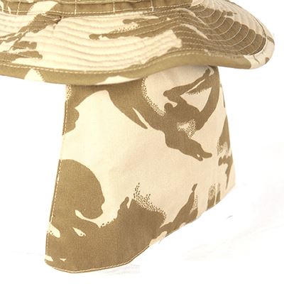 Kapelusz BRYTYJSKI z kołnierzem, oryginalny DPM DESERT