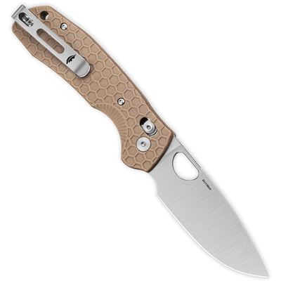Nóż składany CROSSBOLT z gładkim ostrzem TAN HONEY BADGER KNIVES HB6002 2