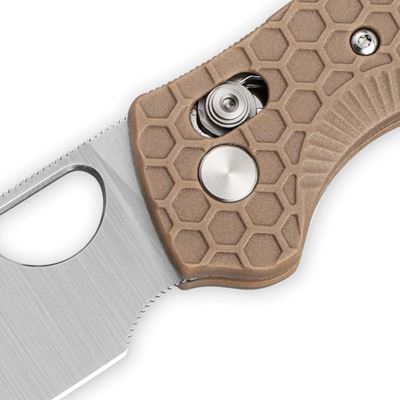 Nóż składany CROSSBOLT z gładkim ostrzem TAN HONEY BADGER KNIVES HB6002 5