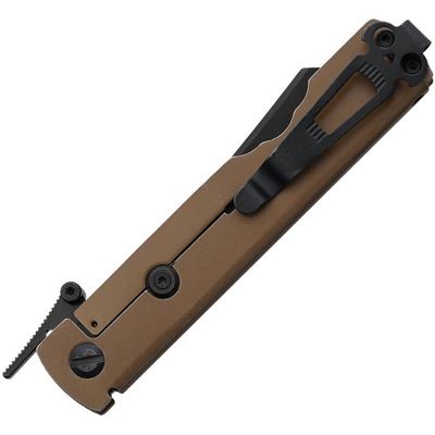 Nóż składany HIGONOKAMI VG-10 BRĄZOWY DAGGERR HIGOBRBW 2