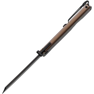Nóż składany HIGONOKAMI VG-10 BRĄZOWY DAGGERR HIGOBRBW 3