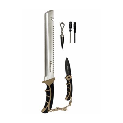 Zestaw ADVENTURE GEAR maczeta, noże, krzesiwo HUMVEE HMV-AG-05 2
