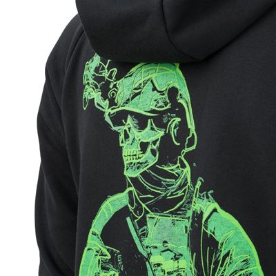 Bluza z kapturem kangurka INTO THE DARK BLACK