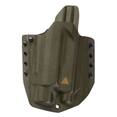 Kabura pistoletowa OWB G17 z latarką KYDEX OLIVE DRAB