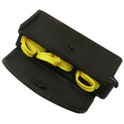 Etui obrotowe na 3 kajdanki tekstylne MOLLE BLACK