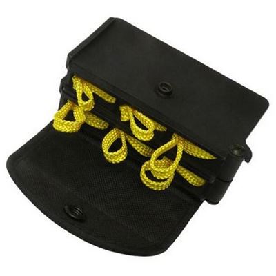 Etui obrotowe na 6 kajdanek tekstylnych MOLLE BLACK