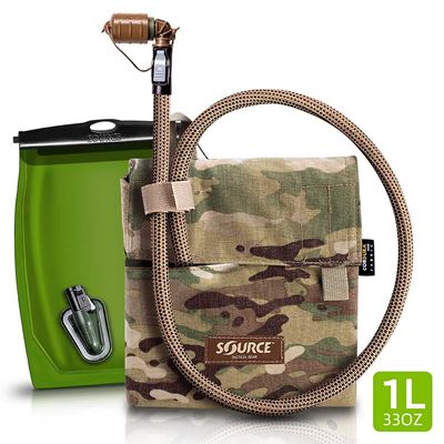 Zestaw worków hydracyjnych KANGAROO wraz z opakowaniem MULTICAM® 1L