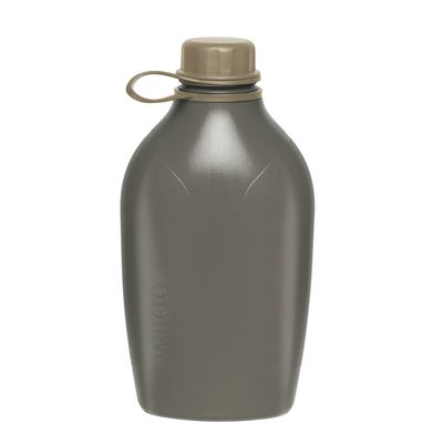 Plastikowa butelka EXPLORER 1l z karabińczykiem - korek piaskowy