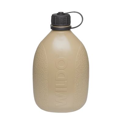 Plastikowa butelka polowa SZWECKA KST z karabińczykiem PÍSKOVÁ