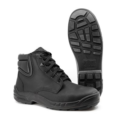 Buty skórzane do kostek JALNEPTUNE SAS S3 HRO CZARNE
