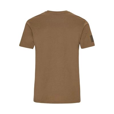 Koszulka z krótkim rękawem CANYON HORIZONTAL COYOTE BROWN