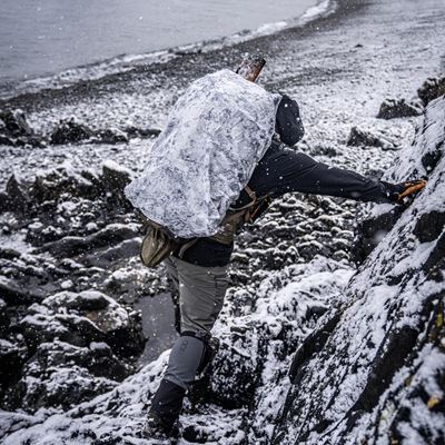 Dwustronny pokrowiec na plecak DOPPELGANGER WINTER / COYOTE duży