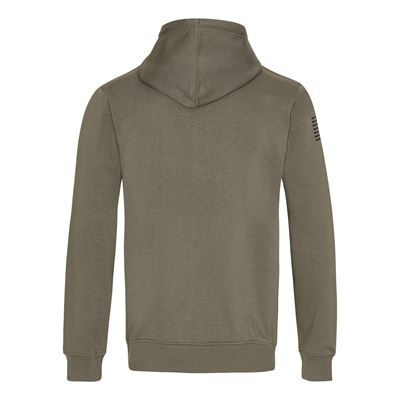 Bluza z kapturem kangurka WX URBAN zielona logo GREEN