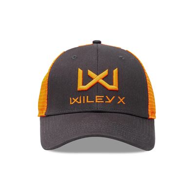 Czapka baseballowa POMARAŃCZOWE logo WILEY X SZARA/POMARAŃCZOWA WILEY X J915-W 2