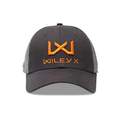 Czapka baseballowa POMARAŃCZOWE logo WILEY X SZARA WILEY X J932-W 2