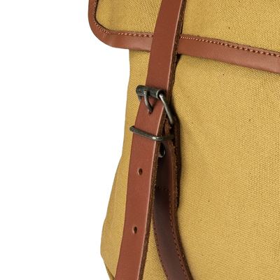 Torba myśliwska CANVAS dwie klamry ŻLUTOHNĚDÁ