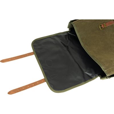 Torba myśliwska CARTRIDGE dwie klamry duotex ZIELONA