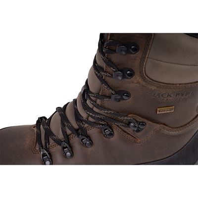 Buty wysokie HUNTERS sznurowane BRĄZOWE