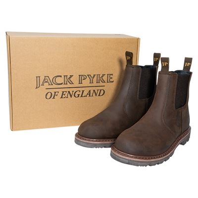 Skórzane buty SHIRES DEALER BRĄZOWE JACK PYKE JBOOSHDL 6
