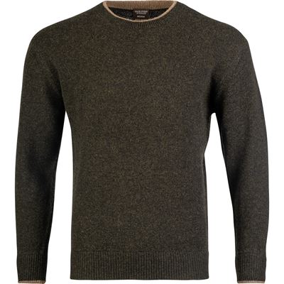Sweter ASHCOMBE z wełny jagnięcej GREEN