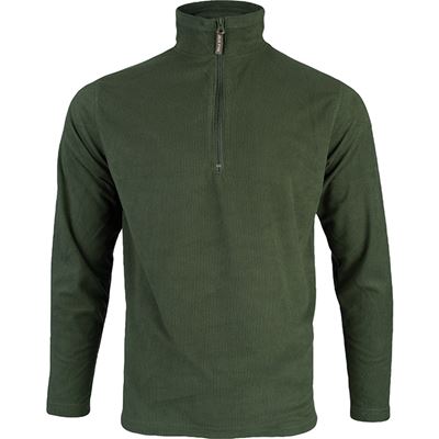 Lekka bluza z kapturem FLEECE GREEN