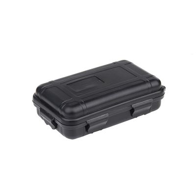Plastikowe wodoodporne pudełko z wyściółką małe BLACK