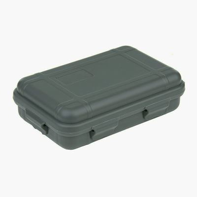 Wodoodporne plastikowe pudełko z wyściółką średnio ZIELONE