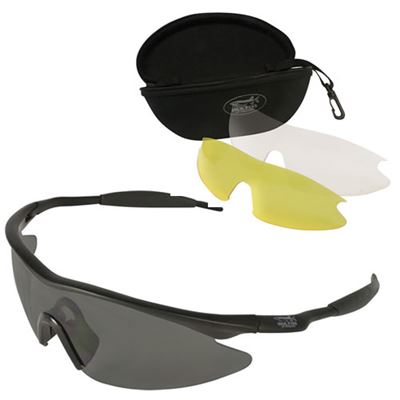 Okulary strzeleckie PRO-SPORT w etui 3 szt. okularów