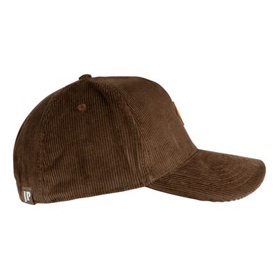 Czapka z daszkiem sztruksowa BLACK