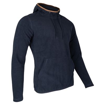 Bluza z kapturem COUNTRY polarowa NIEBIESKA