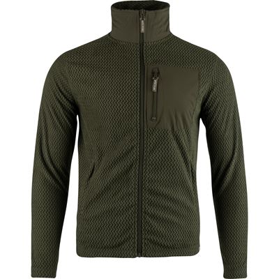Lekka bluza FLEECE w kolorze ZIELONYM