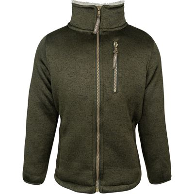 Kurtka dziecięca SCANDINAVIAN SHERPA ocieplana ZIELONA