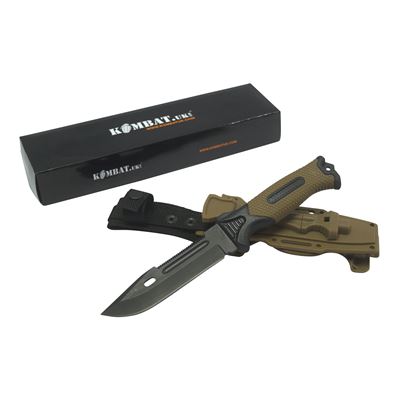Nóż z ostrzem stałym ADVENTURE BUSHCRAFT z krzesiwem