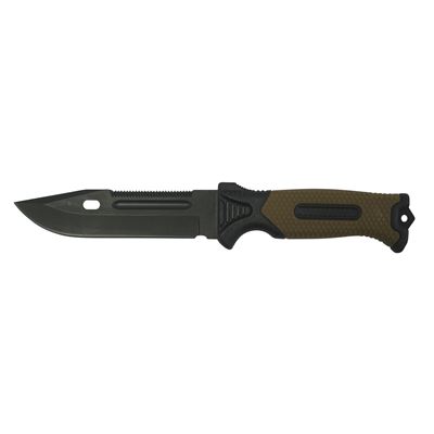 Nóż z ostrzem stałym ADVENTURE BUSHCRAFT z krzesiwem