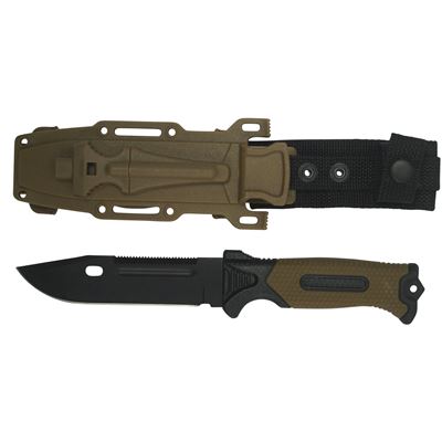 Nóż z ostrzem stałym ADVENTURE BUSHCRAFT z krzesiwem