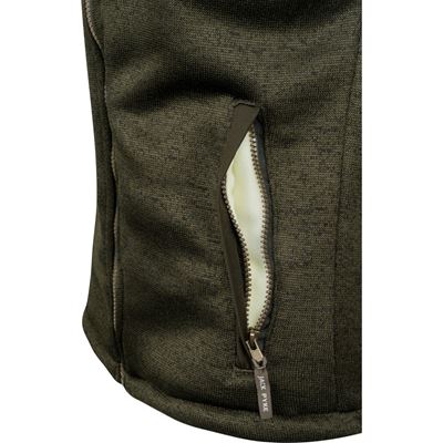 Kurtka damska SCANDINAVIAN SHERPA ocieplana ZIELONA