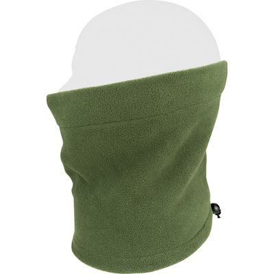 Szalik FLEECE z ściągaczem OLIV