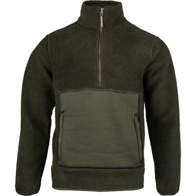 BLUZA POLAROWA SHERPA ZIELONA
