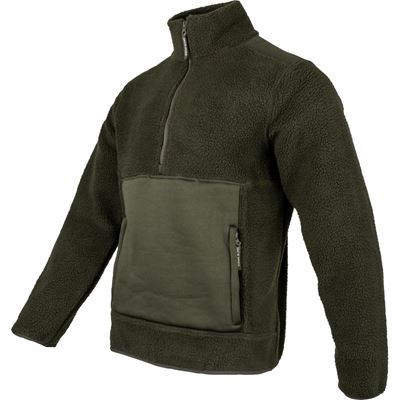 BLUZA POLAROWA SHERPA ZIELONA