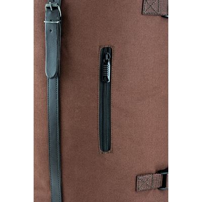 Plecak FOLD TOP canvas BLACK