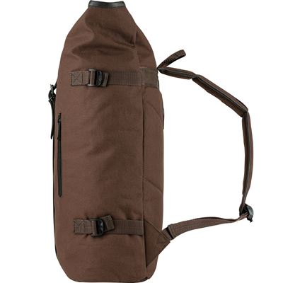 Plecak FOLD TOP canvas BLACK