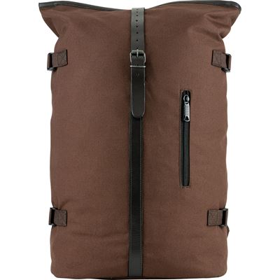 Plecak FOLD TOP canvas BLACK