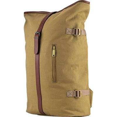 Plecak FOLD TOP canvas SAND