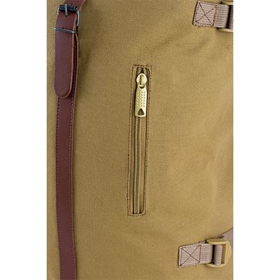 Plecak FOLD TOP canvas SAND