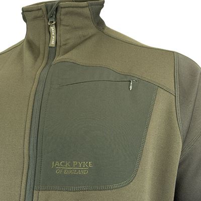 Kurtka ASHCOMBE TECHNICAL FLEECE ZELENÁ