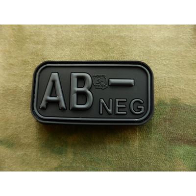 Plastikowa naszywka KREV AB NEG BLACK