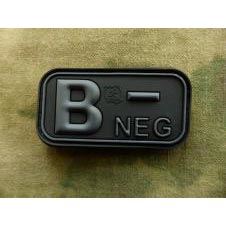 Patch KREV B NEG z tworzywa sztucznego BLACK