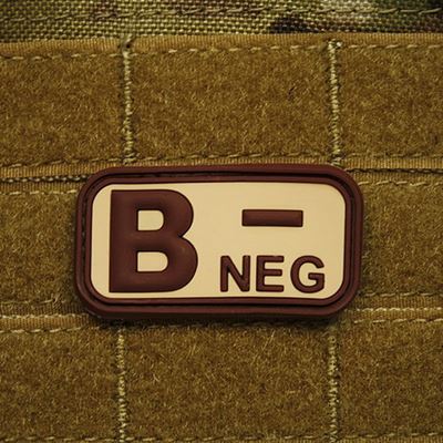 Patch KREV B NEG plastic DESERT